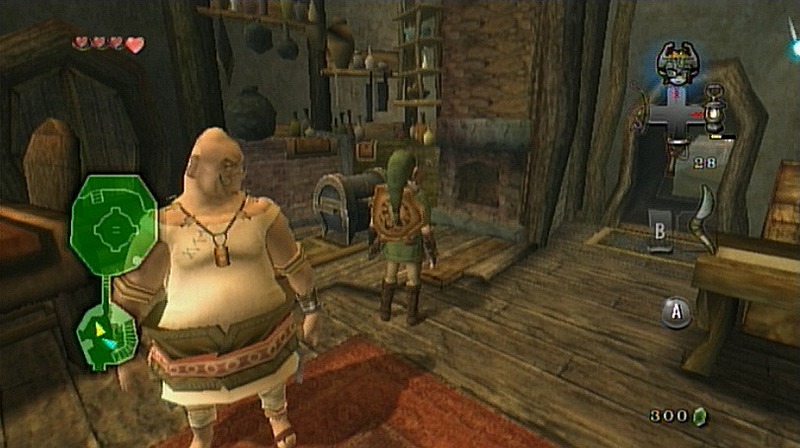 The Legend of Zelda: Twilight Princess screenshot: stylized 3d, third-person, no outlines, soft gradient (environment, character)