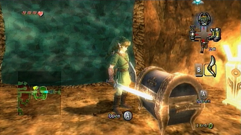 The Legend of Zelda: Twilight Princess screenshot: stylized 3d, third-person, no outlines, soft gradient (environment, character)