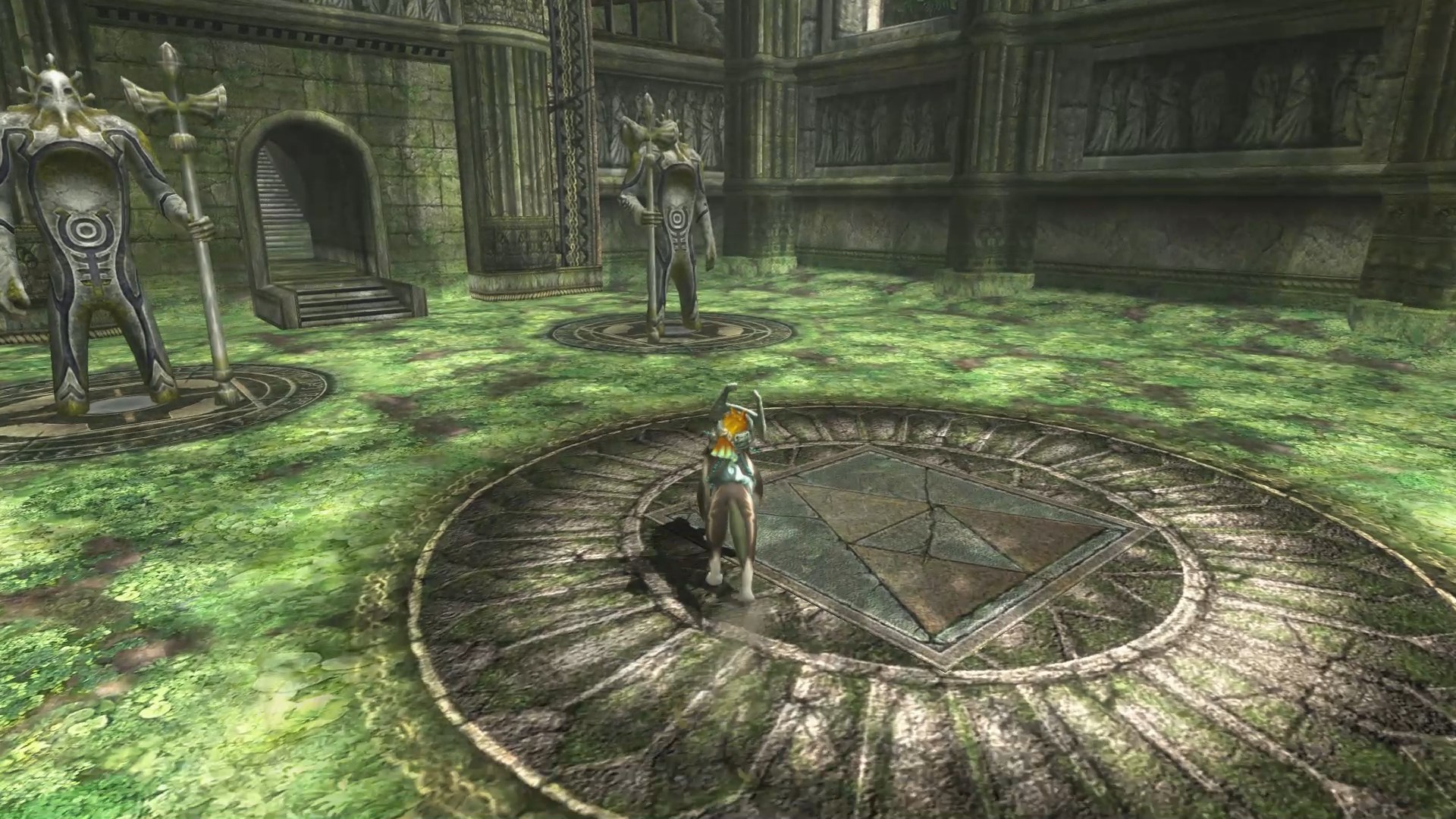 The Legend of Zelda: Twilight Princess HD screenshot: stylized 3d, third-person, no outlines, soft gradient (environment)