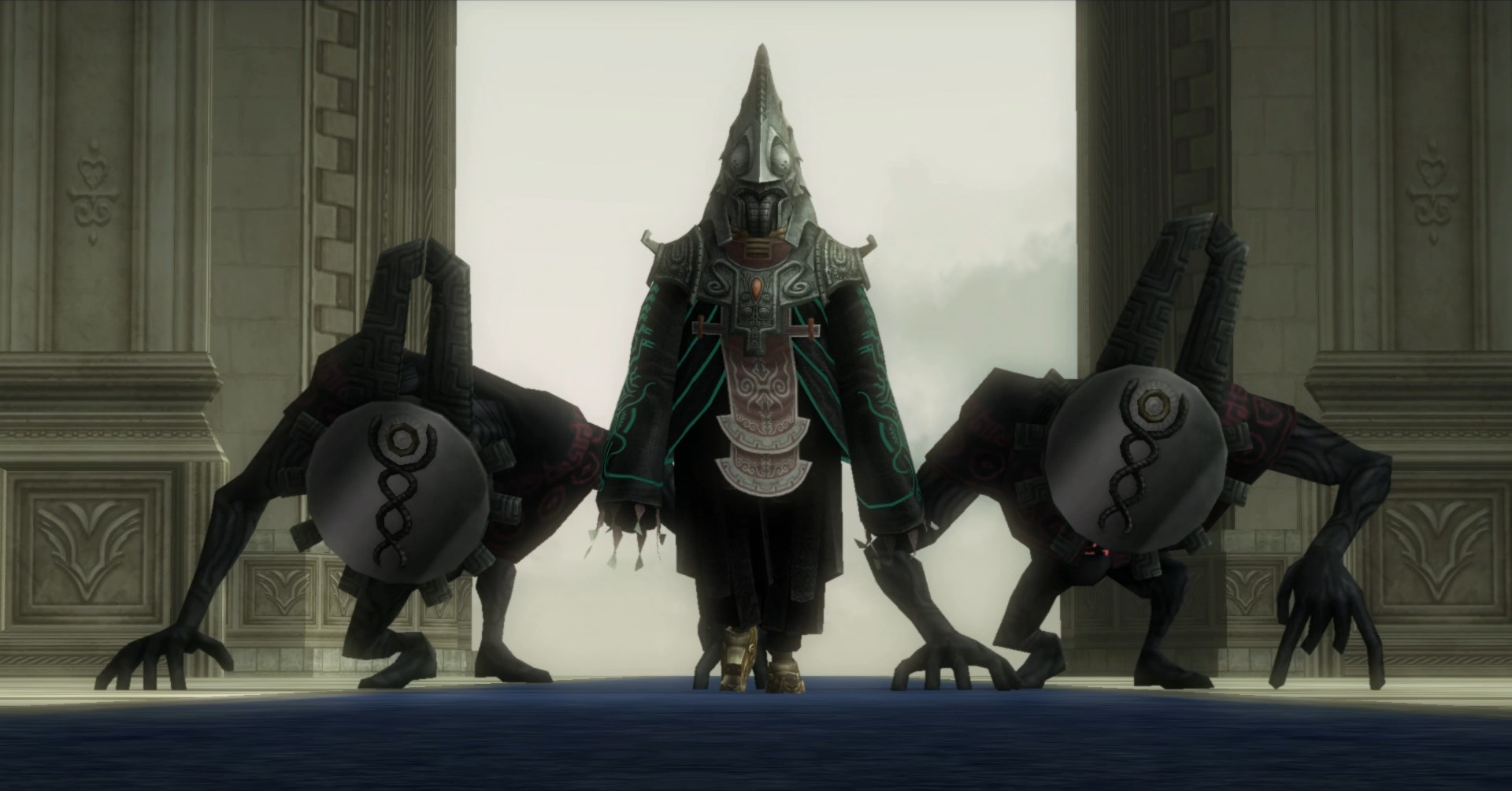 The Legend of Zelda: Twilight Princess HD screenshot: stylized 3d, third-person, no outlines, soft gradient (character, cutscene)