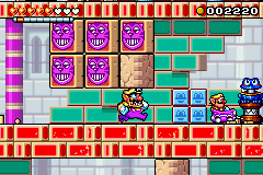 Wario Land 4 screenshot: pixel art, side-scrolling, black outlines, baked lighting (environment)