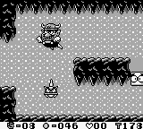 Wario Land: Super Mario Land 3 screenshot: pixel art, side-scrolling, black outlines, dithered shading (environment)