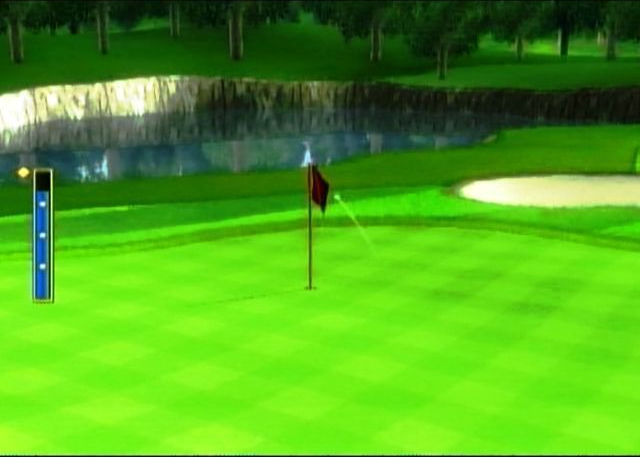 Wii Sports screenshot: stylized 3d, third-person, fixed camera, no outlines, soft gradient (environment)